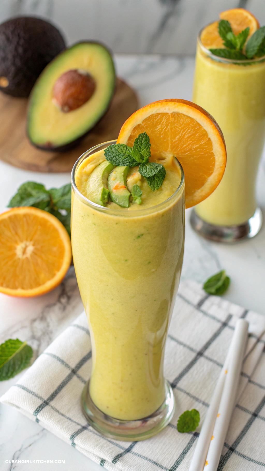 avocado smoothie recipes Avocado Orange Citrus Smoothie