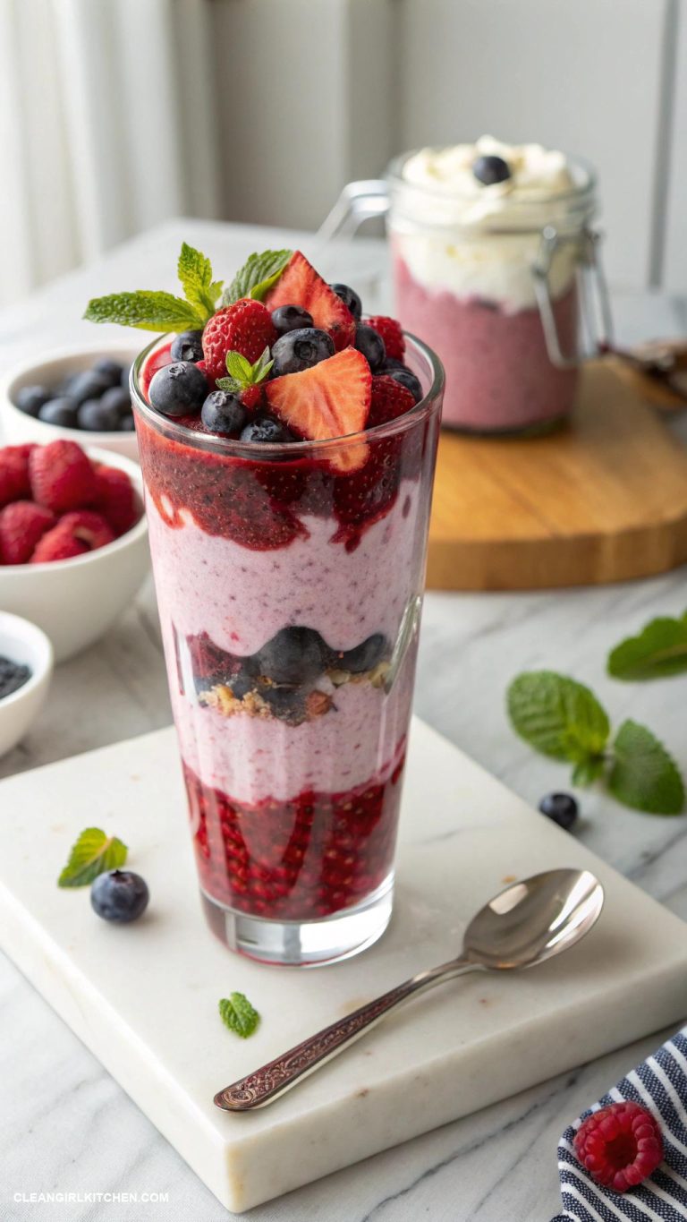 berry smoothie recipes Mixed Berry Bliss Smoothie Blend blueberries strawberries raspberries Greek yogurt and almond milk for a refreshing treat
