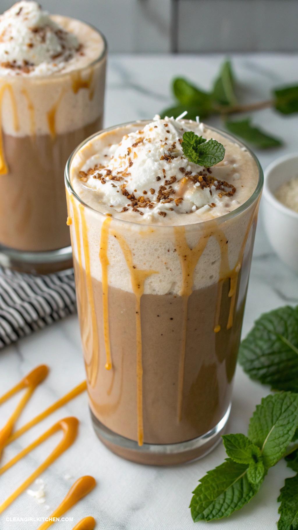 coffee smoothie recipes Coconut Coffee Smoothie Mix 1 cup brewed coffee 12 cup coconut milk 12 cup ice and a tablespoon of honey
