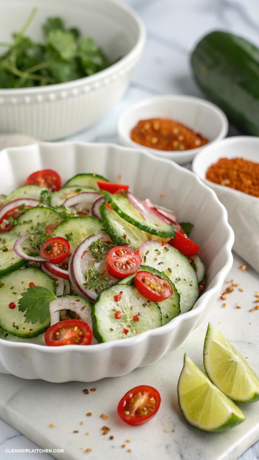 cucumber salad recipes Indian style Spiced Cucumber Salad