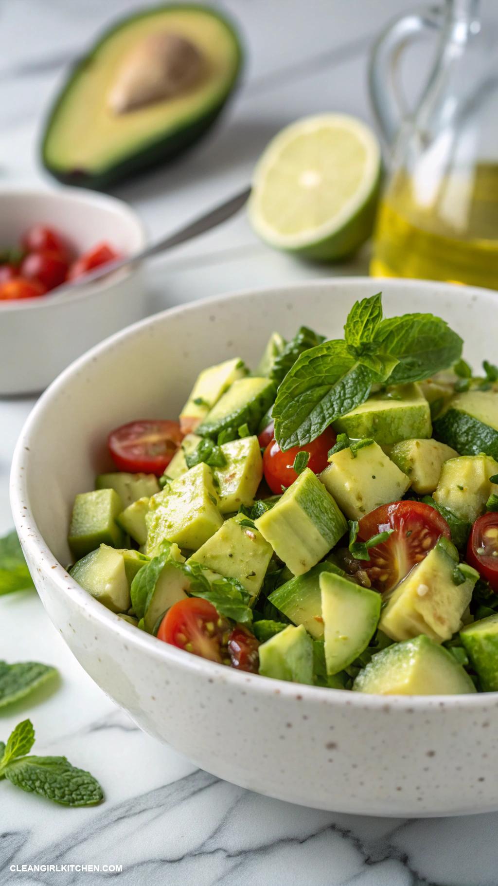 cucumber salad recipes Refreshing Cucumber and Avocado Salad