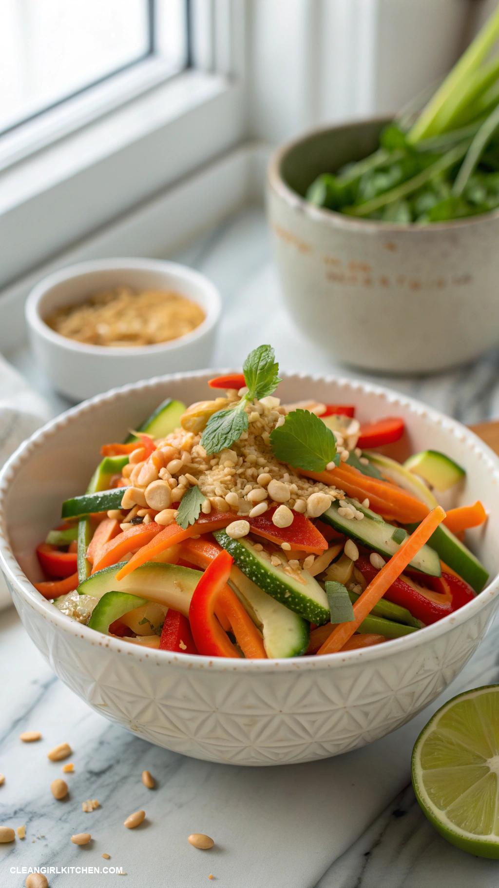 cucumber salad recipes Thai Cucumber Salad with Peanut Dressing