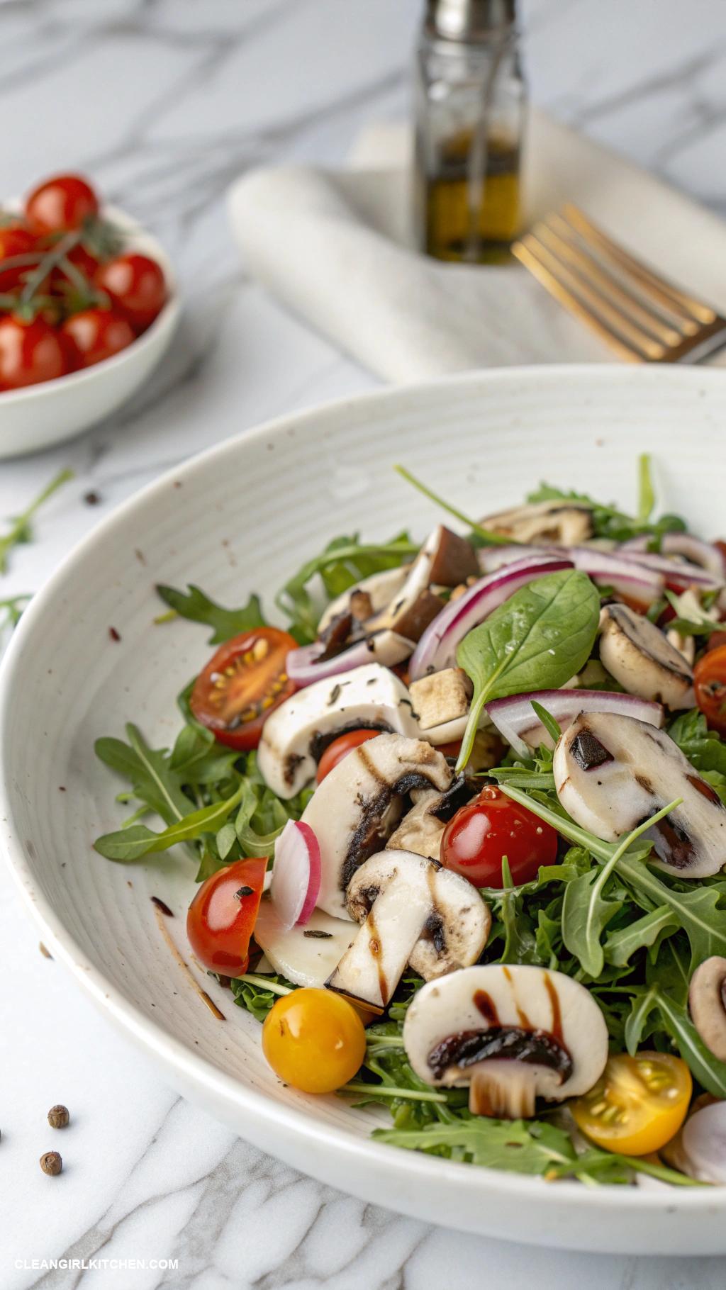 french salads Salade de Champignons