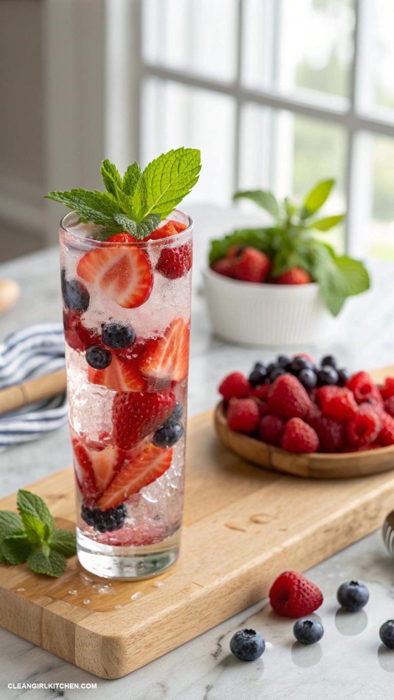 gut cleanse drinks Berry Detox Water