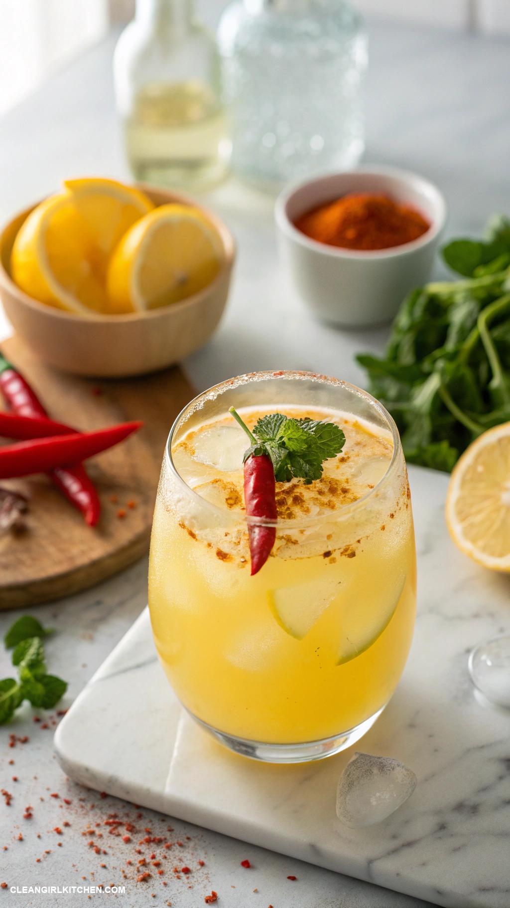 gut cleanse drinks Cayenne Pepper Lemonade