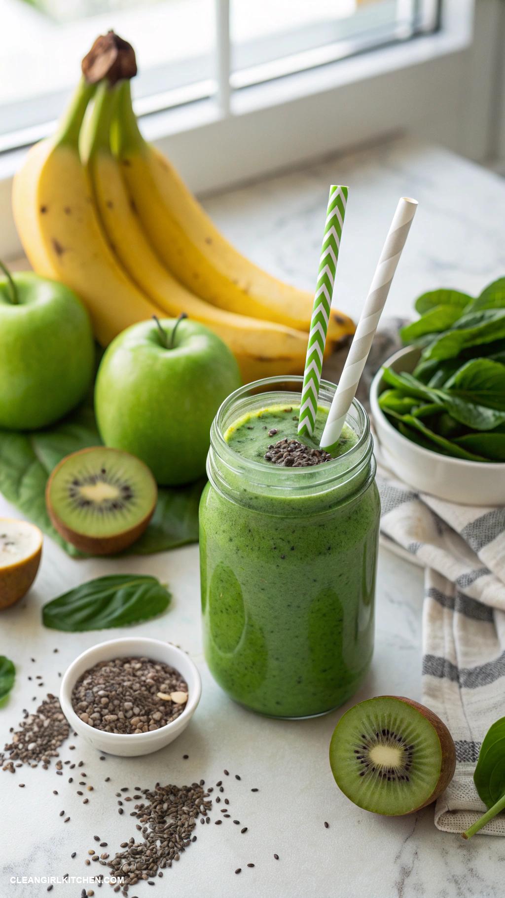 gut cleanse drinks Green Smoothie