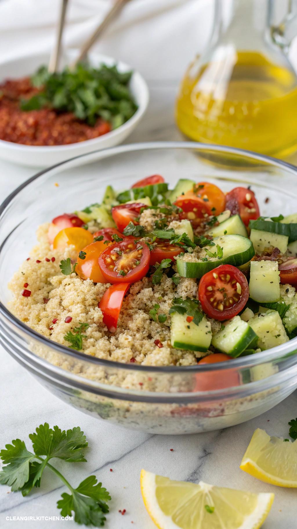 healthy cucumber recipes Spicy Cucumber and Quinoa Salad