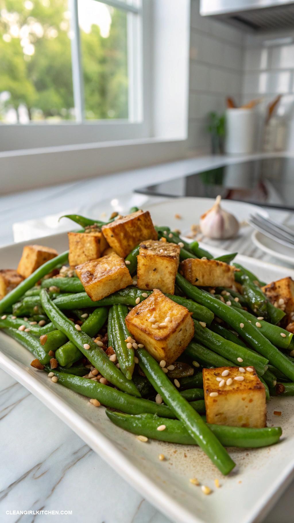 healthy green beans recipes Green Bean Stir Fry with Tofu