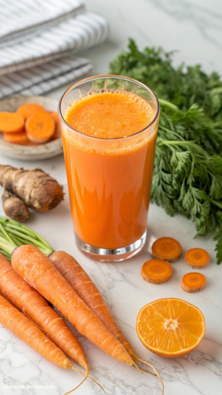 juice cleanse recipes Carrot Orange Juice 4 carrots 2 oranges 1 inch piece of turmeric