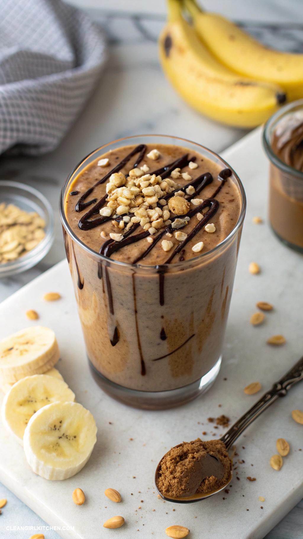 peanut butter smoothie recipes Chocolate Peanut Butter Protein Smoothie