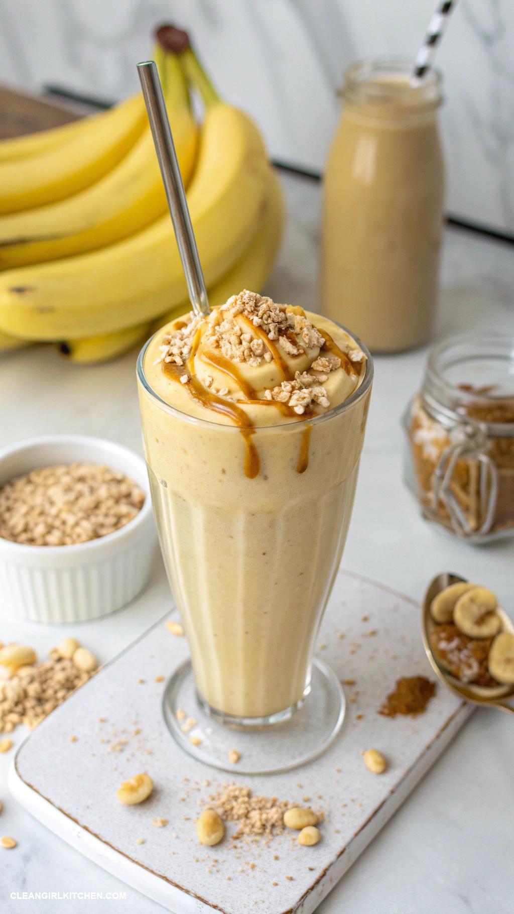 peanut butter smoothie recipes Creamy Peanut Butter Banana Smoothie