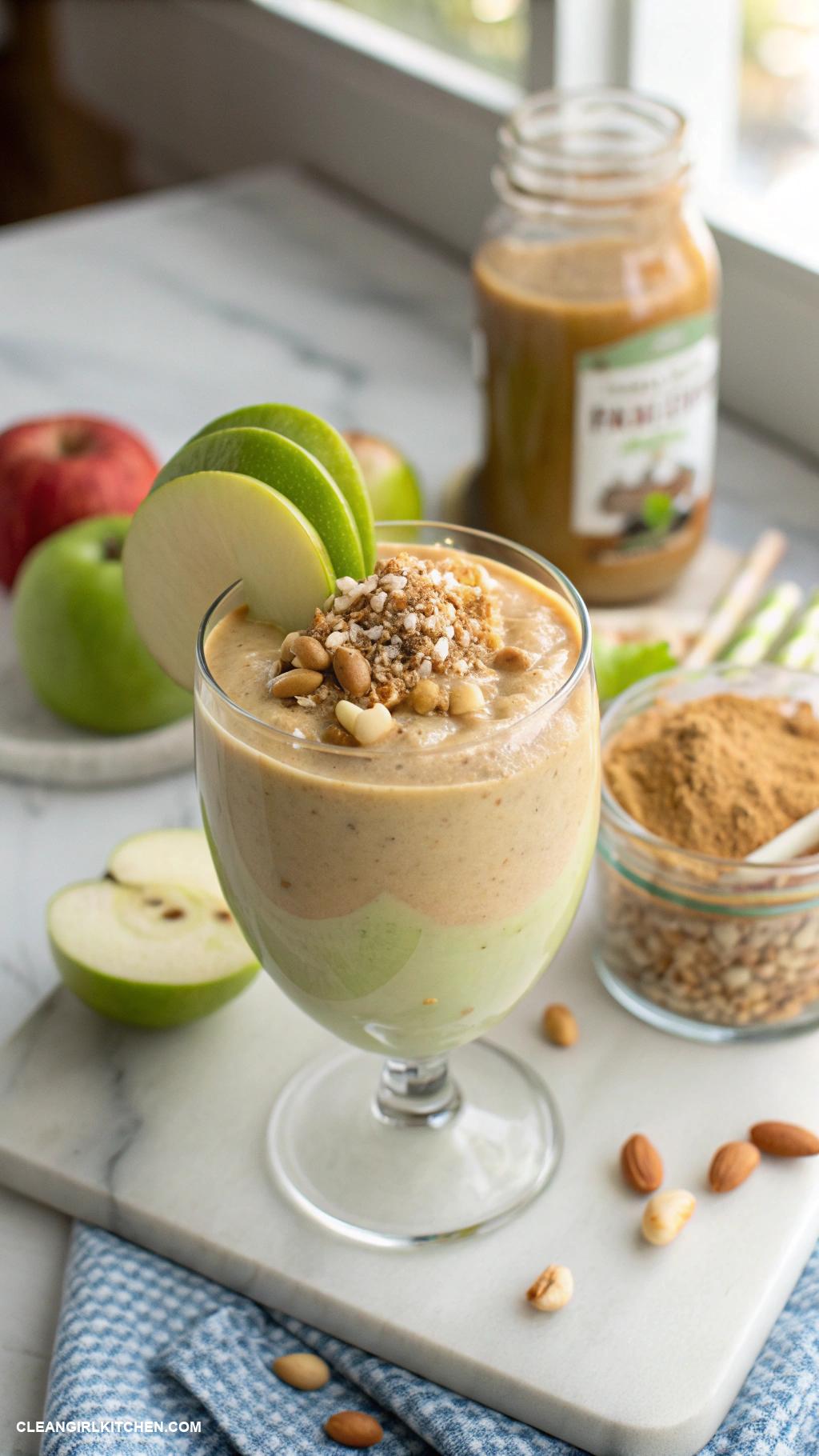 peanut butter smoothie recipes Peanut Butter Apple Smoothie