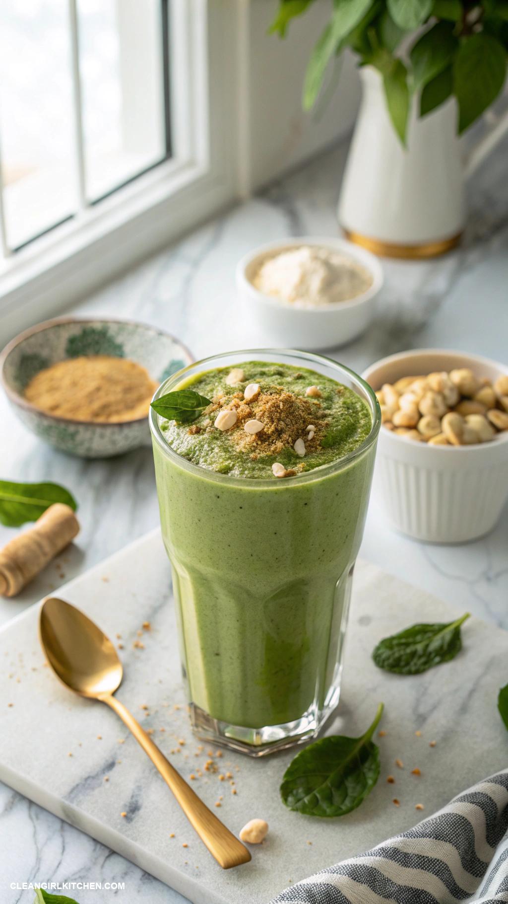 peanut butter smoothie recipes Peanut Butter Matcha Green Tea Smoothie