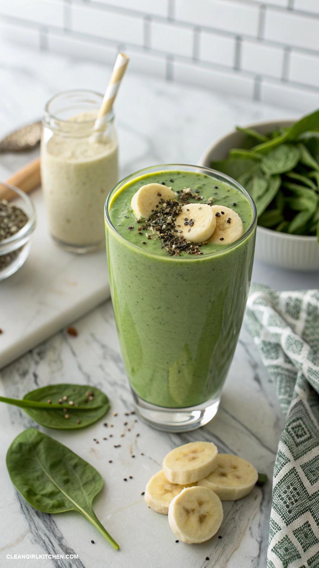 spinach smoothie recipes Classic Spinach Banana Smoothie