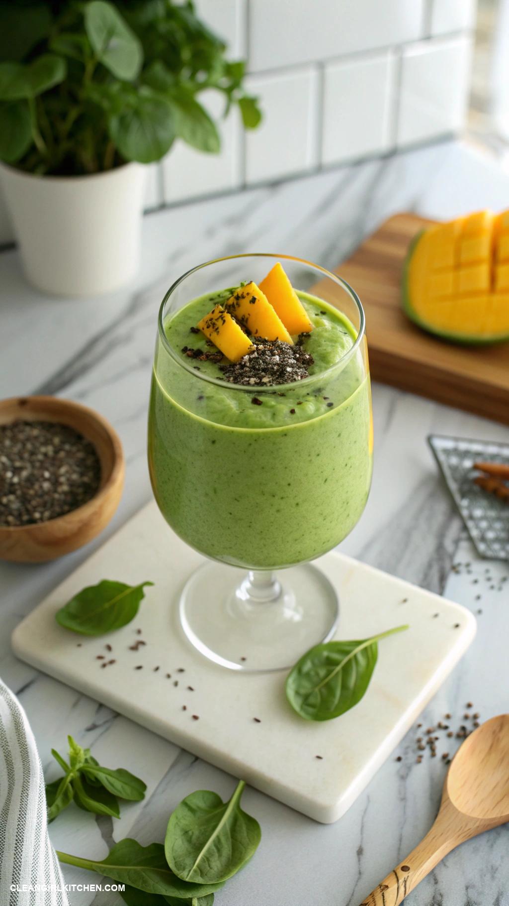 spinach smoothie recipes Spinach Mango Smoothie