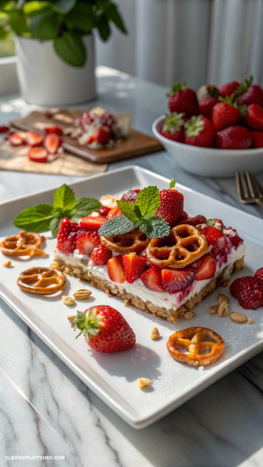 strawberry pretzel salad