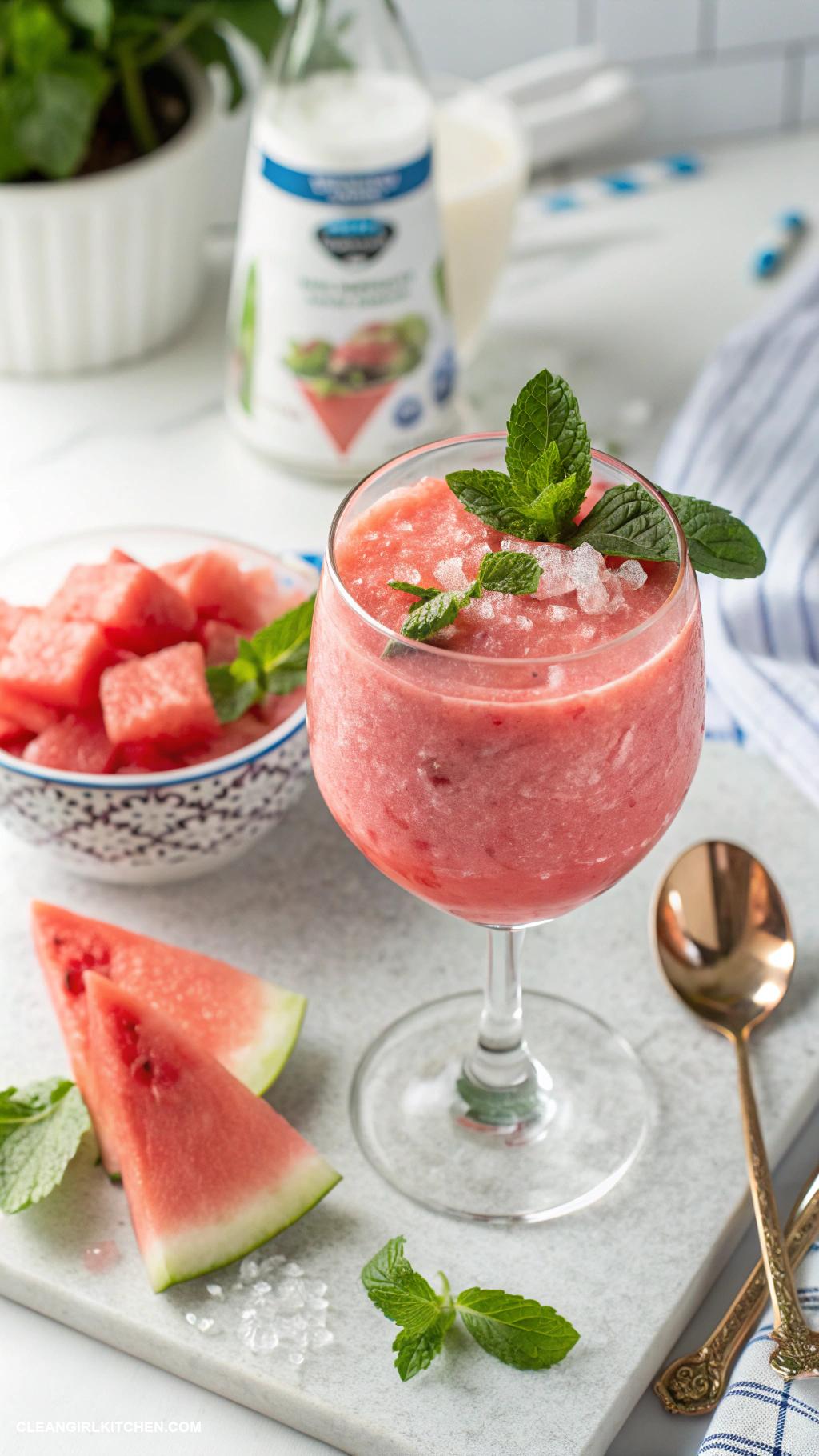 watermelon smoothie recipes Classic Watermelon Smoothie Blend fresh watermelon Greek yogurt and a splash of lime juice