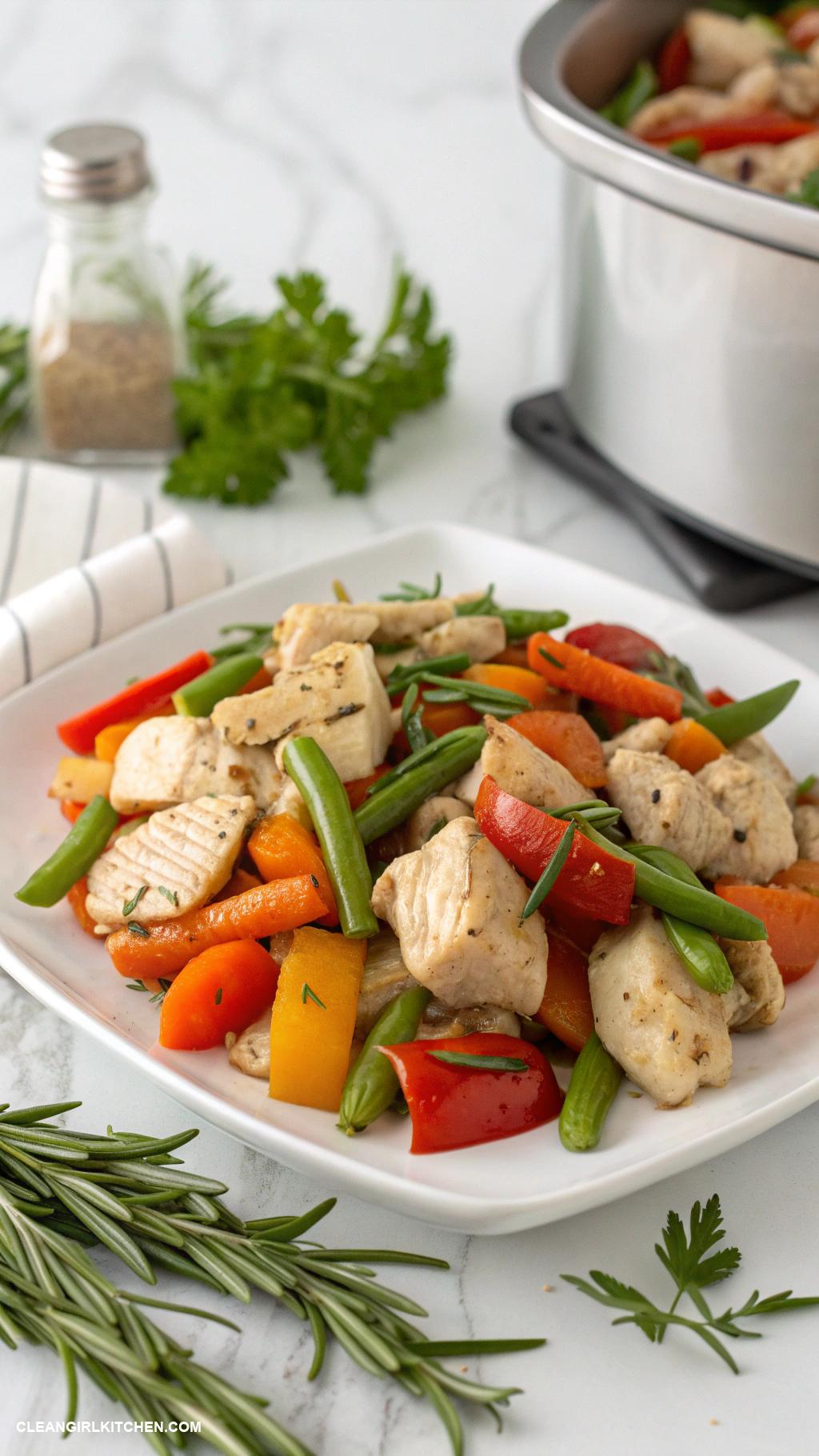 crockpot chicken and vegetables