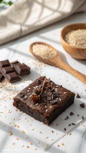 healthy christmas baking Quinoa Chocolate Brownies