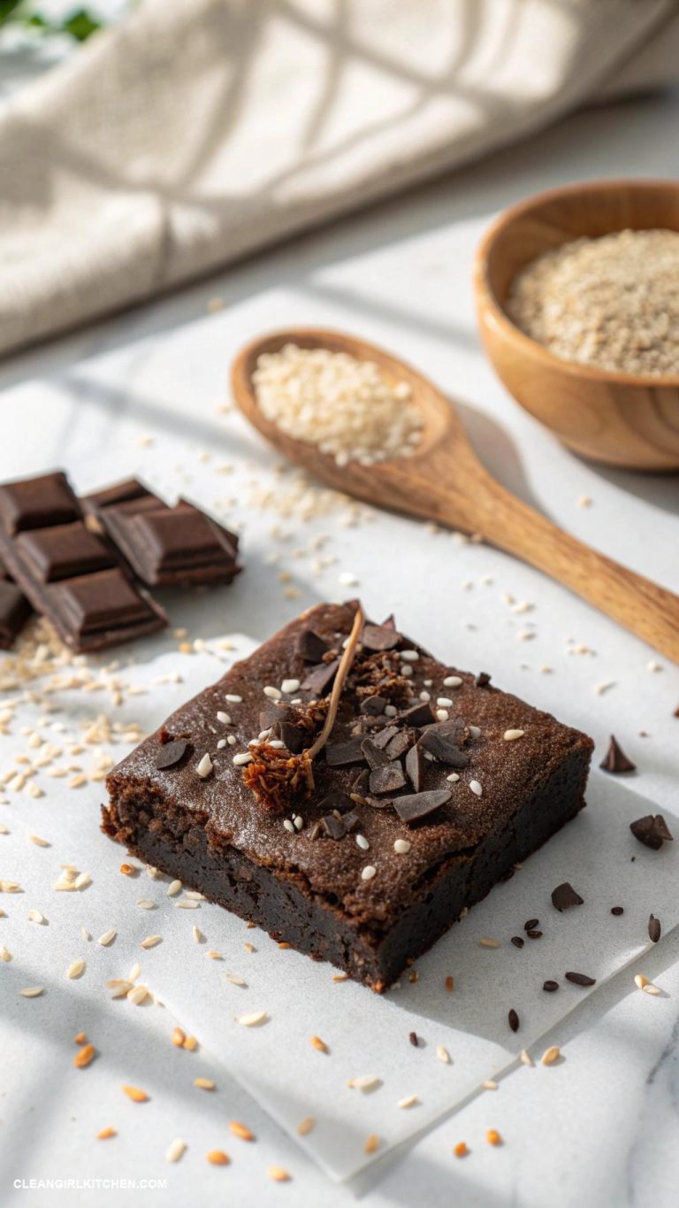 healthy christmas baking Quinoa Chocolate Brownies