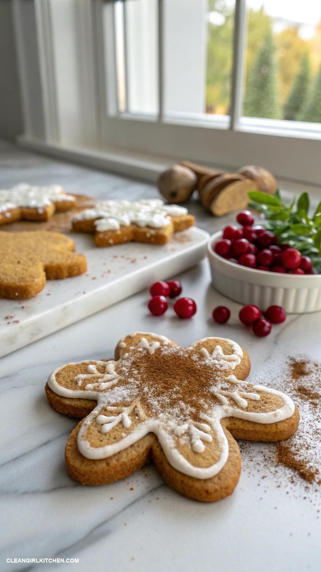 healthy christmas desserts Healthy Gingerbread Cookies