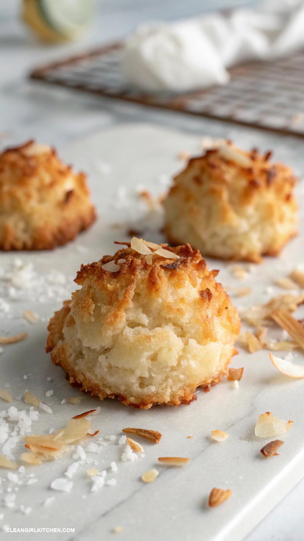 healthy christmas treats Coconut Macaroons with Almond Flour