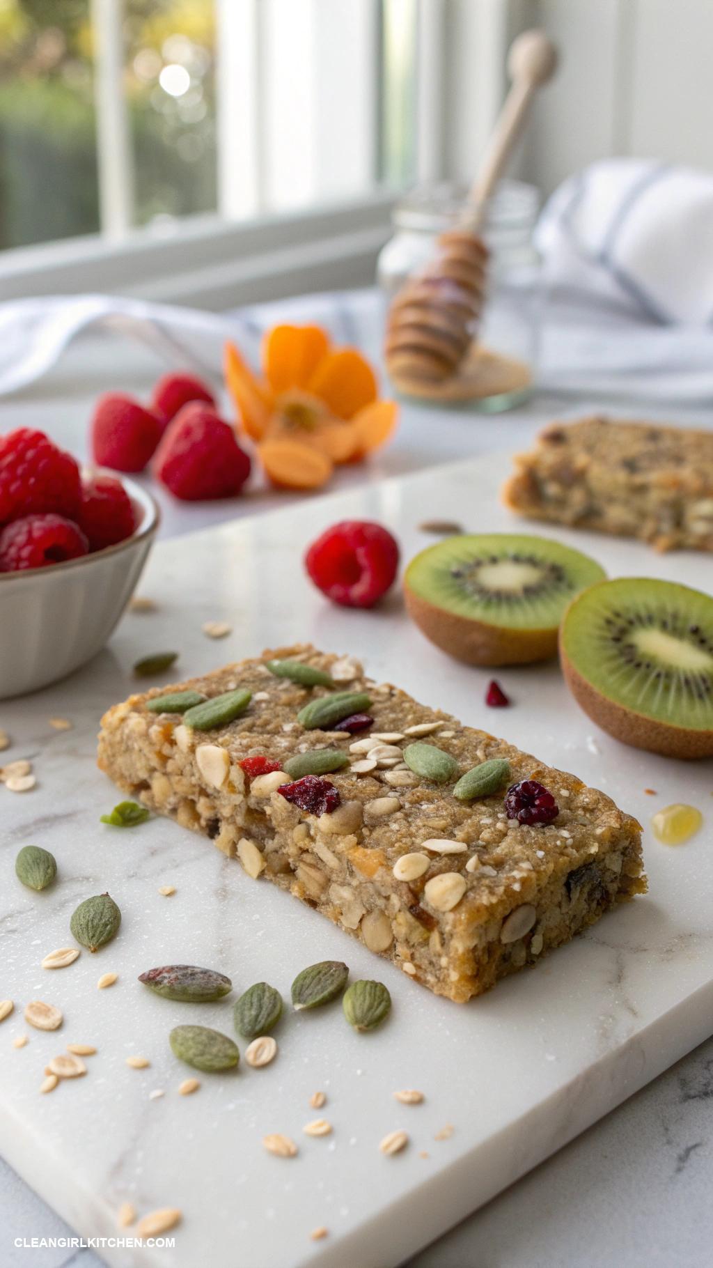healthy granola bars GoRaw Sprouted Seed Bars