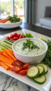 veggie dip with greek yogurt