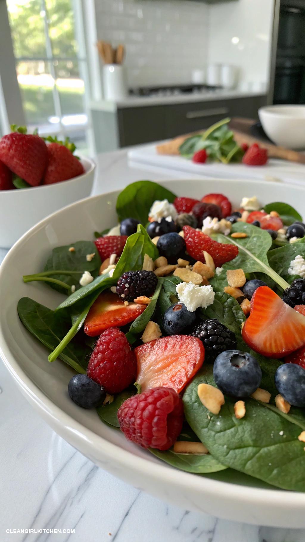 berry spinach salad