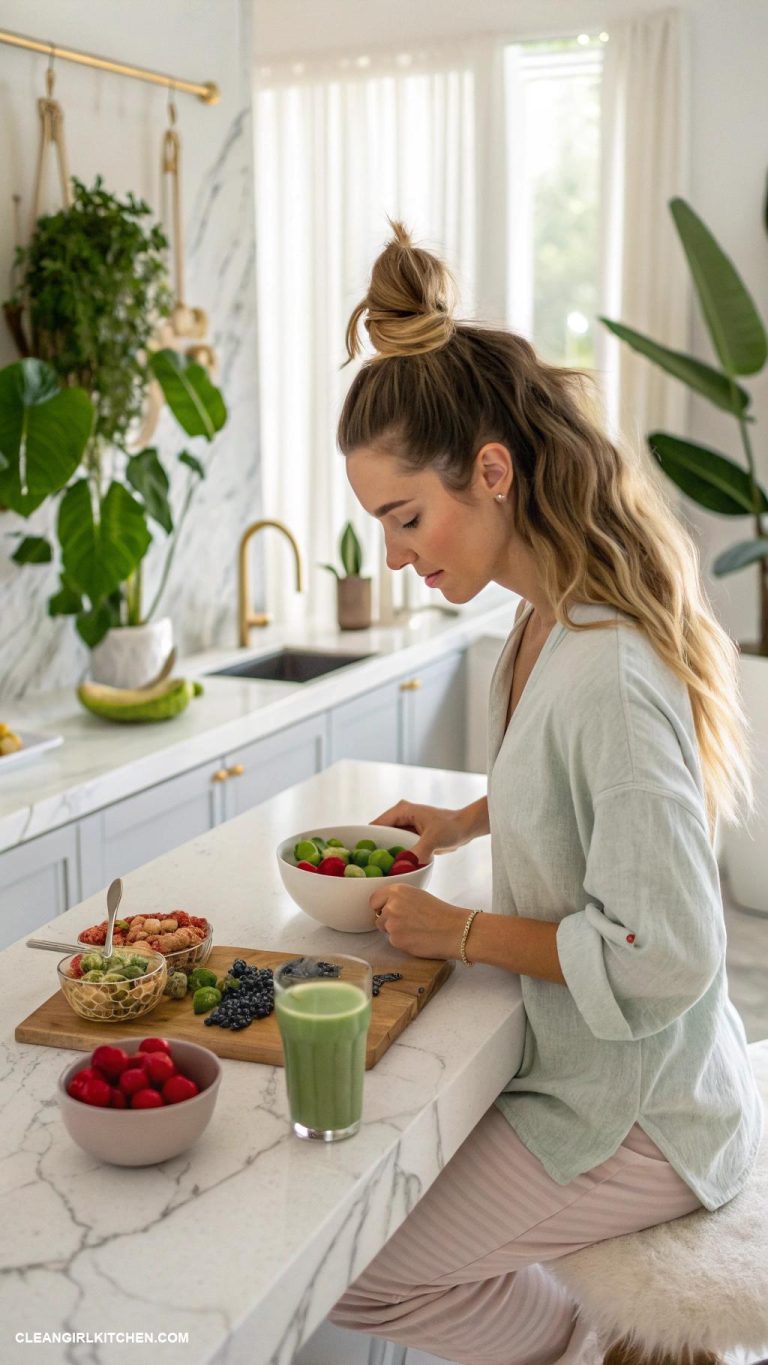 clean girl morning routine