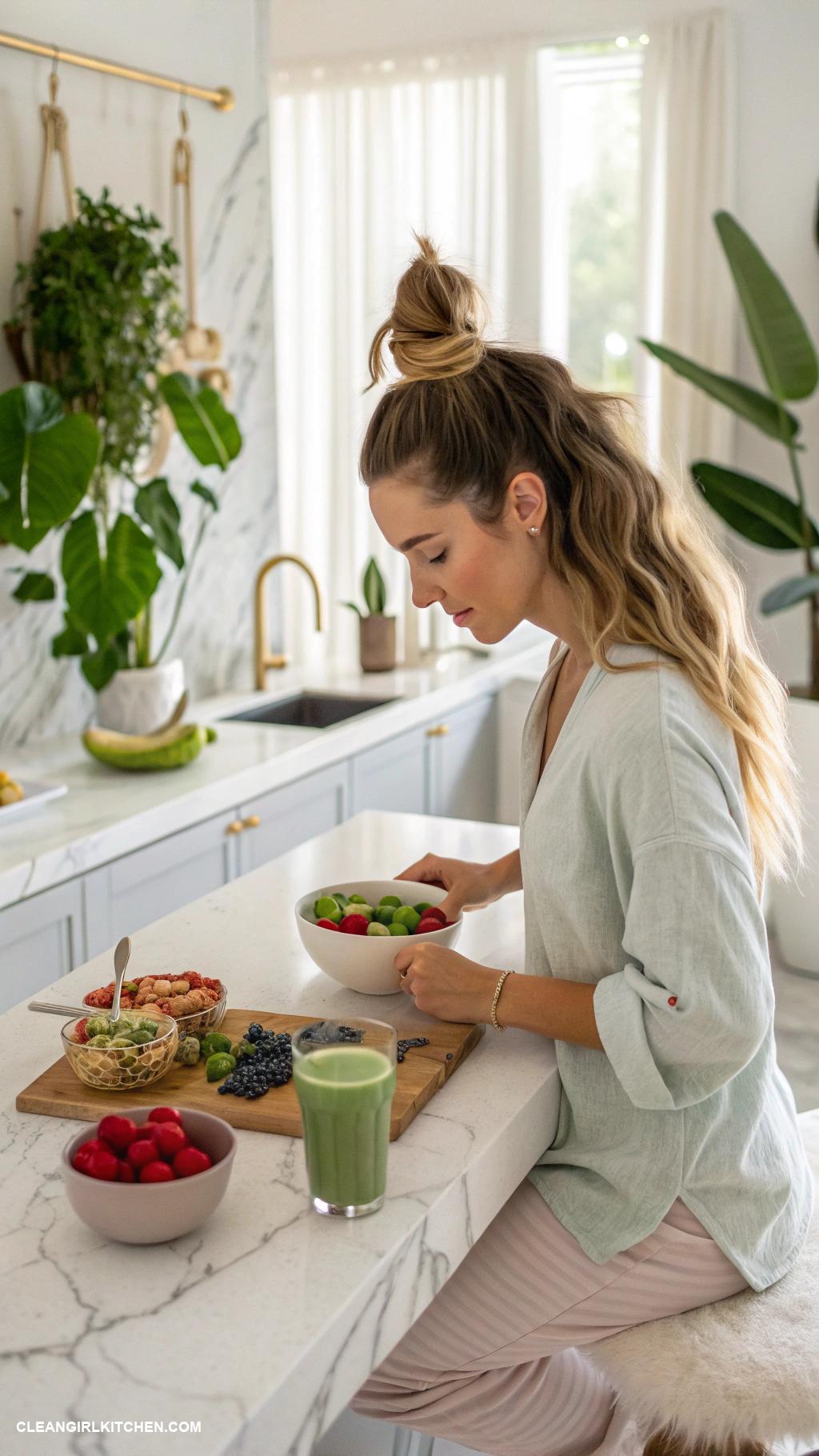 clean girl morning routine