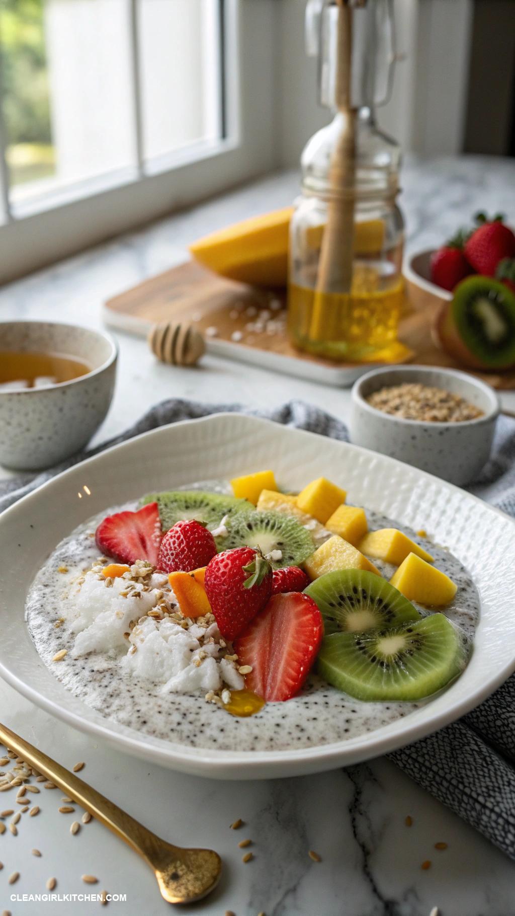 coconut chia pudding