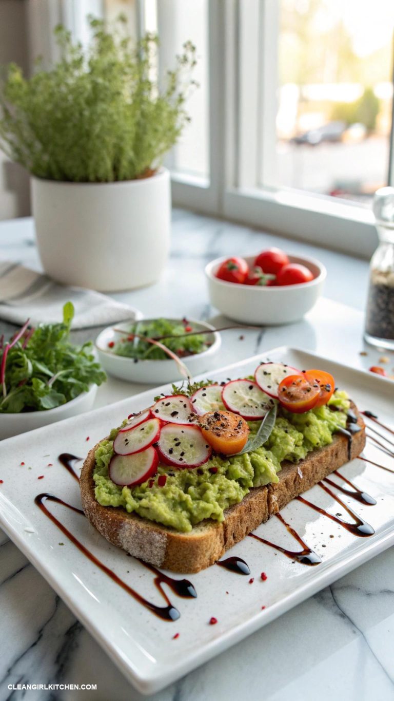 healthy avocado toast
