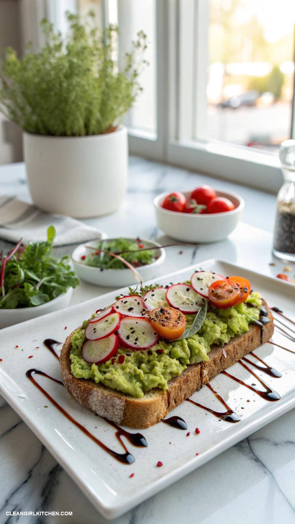 healthy avocado toast
