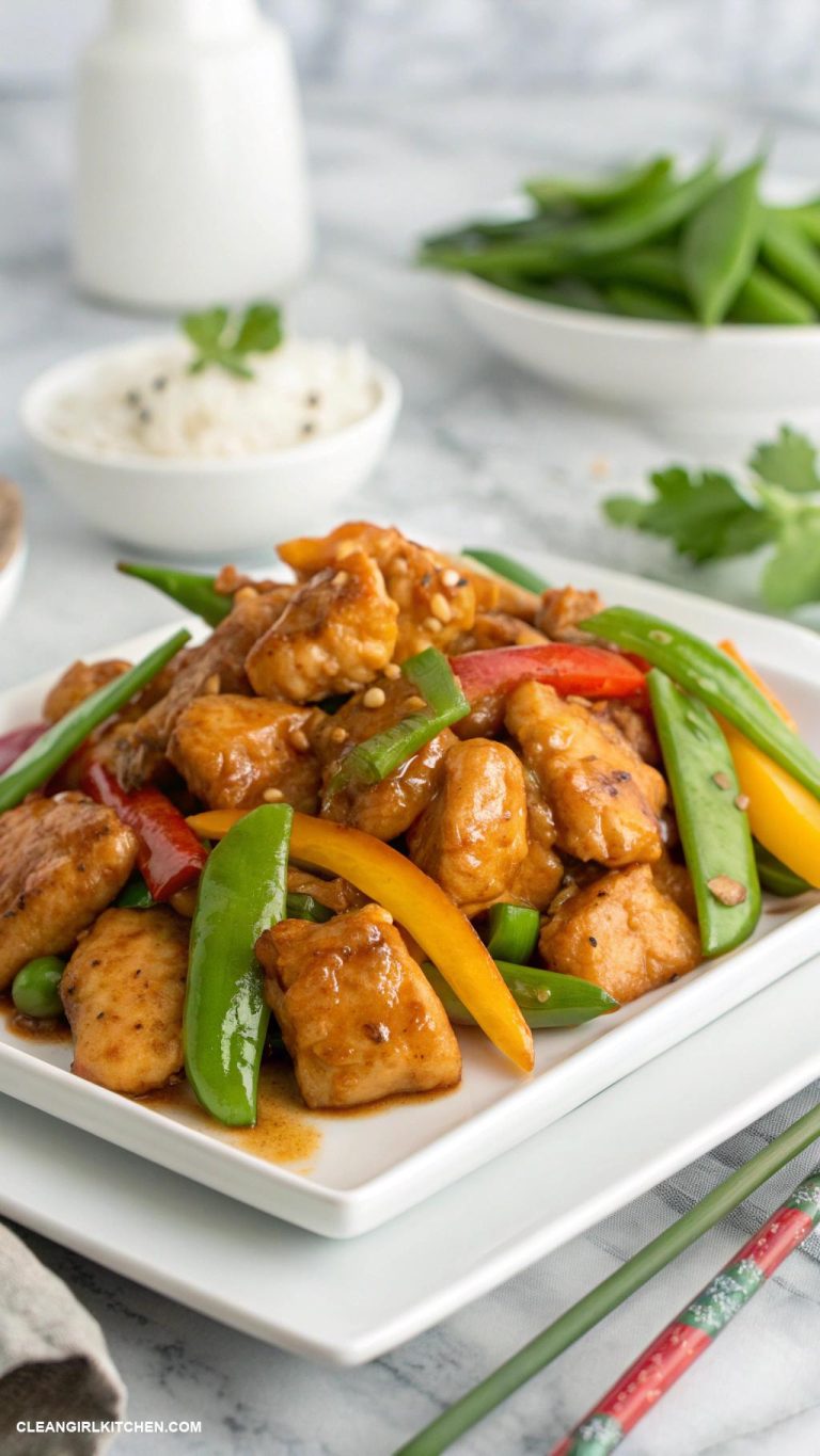 healthy honey garlic chicken