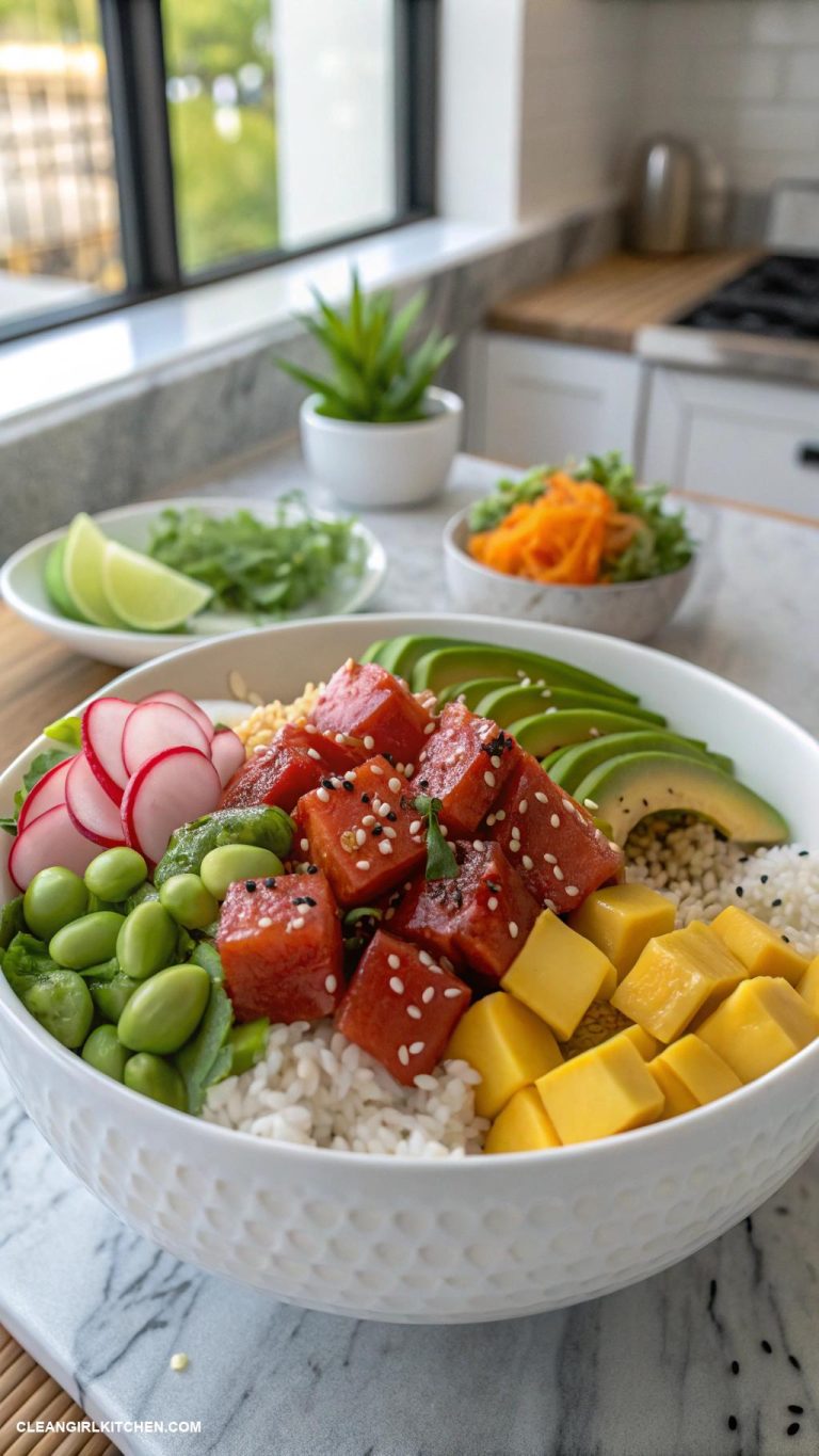 poke bowl with tofu