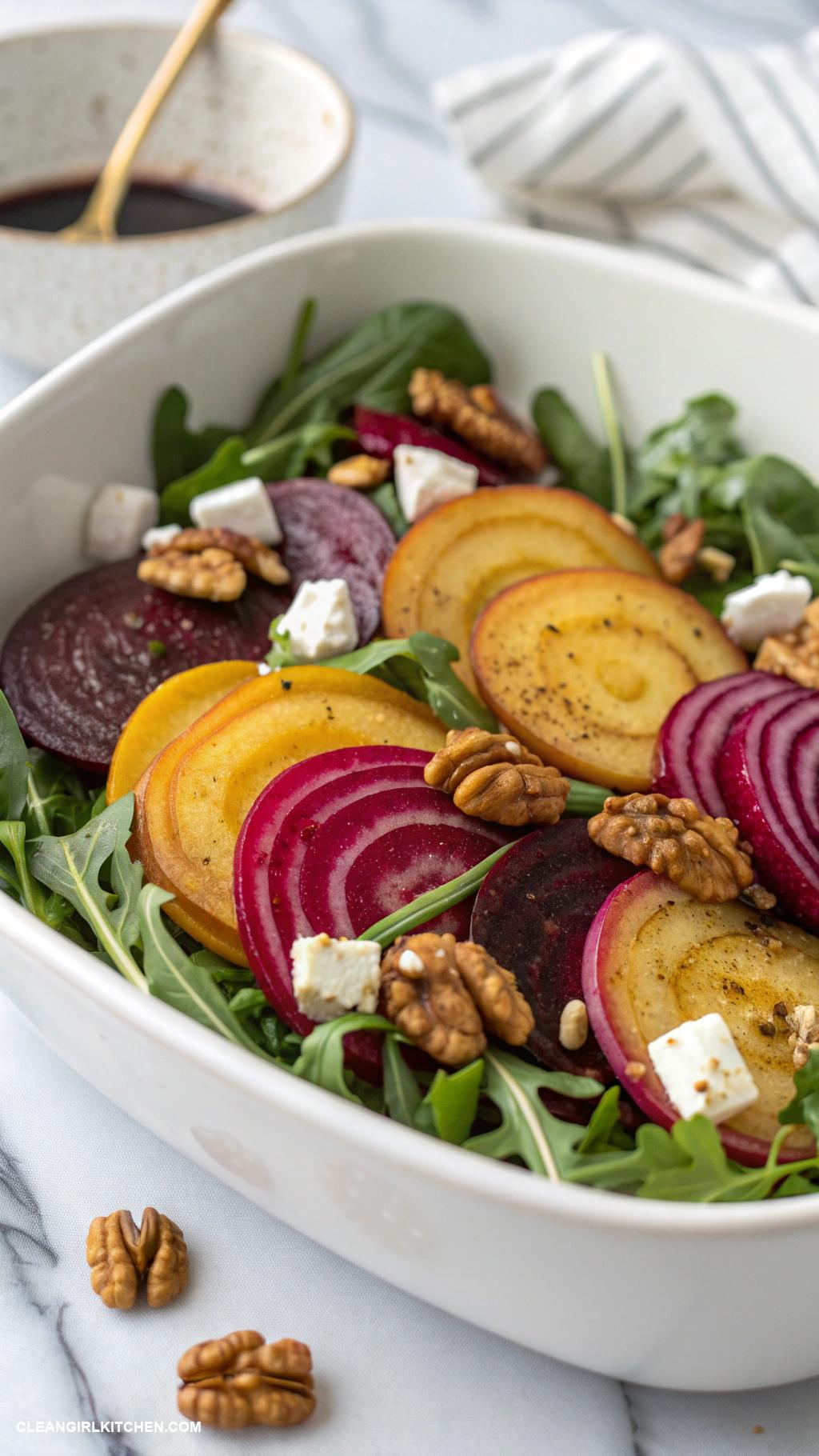 vegan salads Beet and Arugula Salad