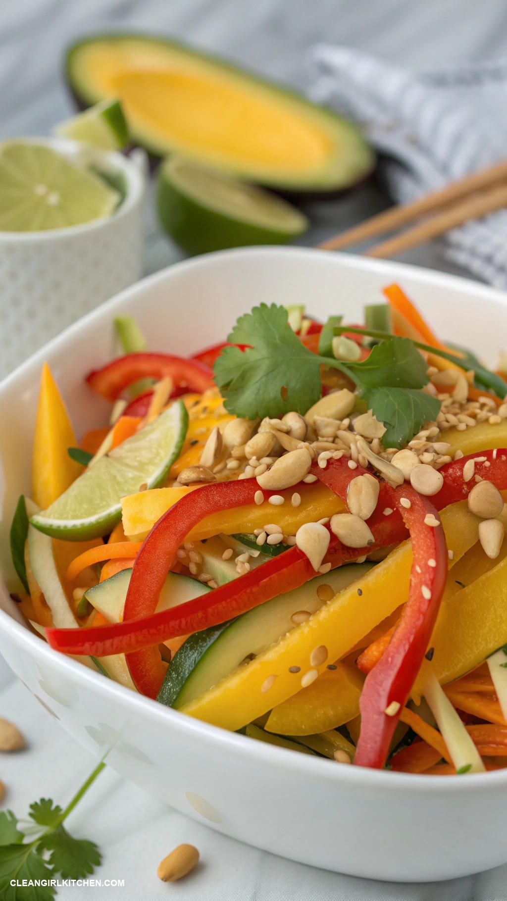 vegan salads Thai Mango Salad
